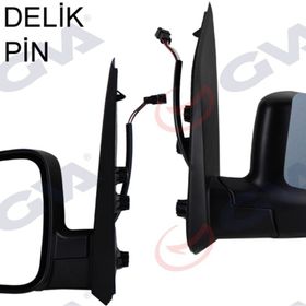 Gva 1029333 Fiorino-Bipper-Nemo 07 Elektrik Isıtmalı Astarlı Konveks Sol Dış Dikiz Aynası