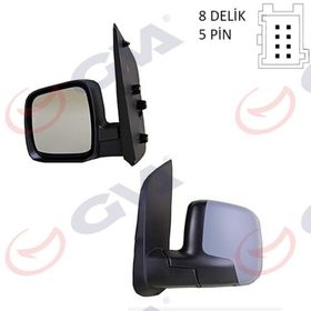 Gva 1029333 Fiorino-Bipper-Nemo 07 Elektrik Isıtmalı Astarlı Konveks Sol Dış Dikiz Aynası