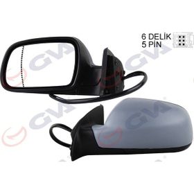 Gva 1043311 307 02 Elektrik Isıtmalı Astarlı Asferik Sol Dış Dikiz Aynası