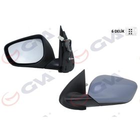 Gva 1043383 C-Elysee 301 13 Elektrikli Isıtmalı Astarlı Konveks Sol Dış Dikiz Aynası