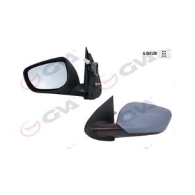 Gva 1043383 C-Elysee 301 13 Elektrikli Isıtmalı Astarlı Konveks Sol Dış Dikiz Aynası