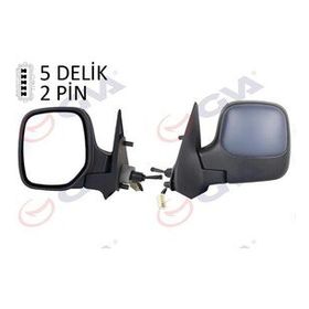 Gva 1045105 Berlingo-Partner 97 Astarlı Mekanik Isıtmalı Konveks Sol Dış Dikiz Aynası