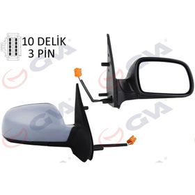 Gva 1050730 Xsara 03 Elektrik Isıtmalı Astarlı Konveks Sağ Dış Dikiz Aynası