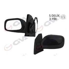 Gva 1071122 Corolla 02 Elektrikli Konveks Sol Dış Dikiz Aynası