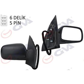 Gva 1071202 Yaris 99 Elektrikli Isıtmalı Konveks Sağ Dış Dikiz Aynası