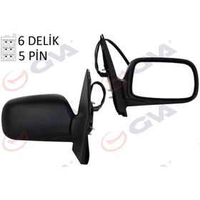 Gva 1071202 Yaris 99 Elektrikli Isıtmalı Konveks Sağ Dış Dikiz Aynası