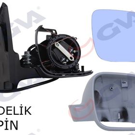Gva 1075225 Golf-Bora 98 Elektrikli Astarlı Konveks Sağ Dış Dikiz Aynası