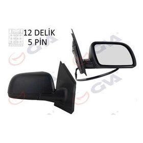Gva 1075435 Polo 02 Elektrikli Isıtmalı Asferik Sağ Dış Dikiz Aynası