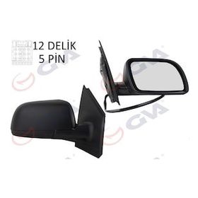 Gva 1075435 Polo 02 Elektrikli Isıtmalı Asferik Sağ Dış Dikiz Aynası