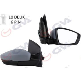 Gva 1075458 Polo 09 Elektrik Isıtmalı Astarlı Konveks Sağ Dış Dikiz Aynası