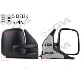 Gva 1075505 Transporter T4 96 Elektrik Isıtmalı Konveks Sağ Dış Dikiz Aynası
