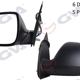Gva 1075815 Amarok 09 Elektrikli Isıtmalı Desenli Asferik Sol Dış Dikiz Aynası