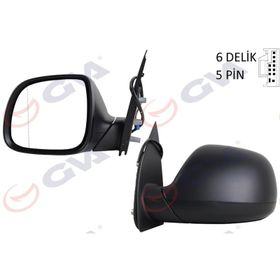Gva 1075815 Amarok 09 Elektrikli Isıtmalı Desenli Asferik Sol Dış Dikiz Aynası