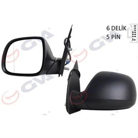 Gva 1075815 Amarok 09 Elektrikli Isıtmalı Desenli Asferik Sol Dış Dikiz Aynası