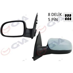 Gva 1090216 Corsa C 01 Elektrikli Isıtmalı Astarlı Asferik Sol Dış Dikiz Aynası