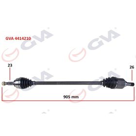 Gva 4414210 Sağ Symbol-Thalia/Logan II 1.5 Dci 12- Abs'li Komple Aks