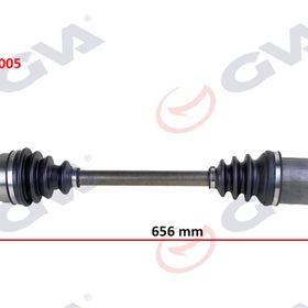 Gva 4419005 Sol Dacia Sandero Stepway II 12- 1.5 Dci 656 mm Komple Aks