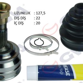 Gva 4426120K Fiat Tempra 1.4İ 92-99 22X20x46.8 cm 127.5 mm Dış Aks Kafası