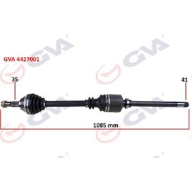 Gva 4427001 Sağ Ducato-Boxer-Jumper 2.5 D 94-02 18Q 1085 mm Komple Aks