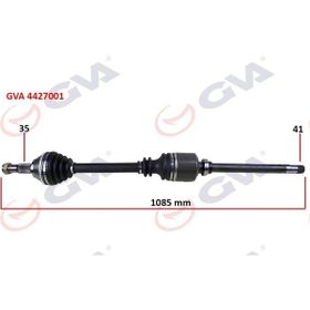 Gva 4427001 Sağ Ducato-Boxer-Jumper 2.5 D 94-02 18Q 1085 mm Komple Aks