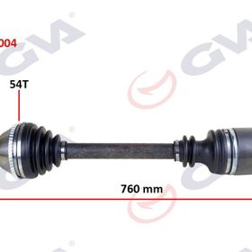 Gva 4427004 Sol Ducato-Boxer-Jumper 2.5 D 94-02 18Q Abs'li 54 Diş 762 mm Komple Aks