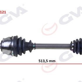 Gva 4428121 Sol Aks Lale'siz Grande Punto 1.3 Dmtj 75Hp 514 mm Komple Aks