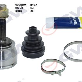Gva 4429010K Doblo 1.9D 01- 63HP 22X22x51 cm 146.5 mm Dış Aks Kafası