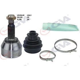 Gva 4433001K Transit Connect 1.8 TDCI 02-13 75HP 25x24x53.5 156.5 mm Dış Ön Aks Kafası