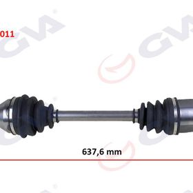 Gva 4435011 Sol Focus 1.4 16 V Daw-Dbw 98-04 633 mm Komple Aks