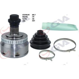 Gva 4475120K A4-Passat 1.8T 96-01 Absli 45 Diş 33X30x53 cm 92 mm Dış Aks Kafası