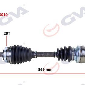 Gva 4490010 569 mm 29 Diş Corsa B Sol Komple Aks