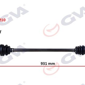 Gva 4490210 931 mm Corsa C Combo 1.3 CSTI Abs'li Sağ Komple Aks