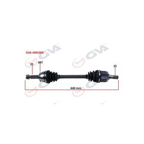 Gva 4491005 640 mm Accent Abs'li 48 Diş Sol Komple Aks
