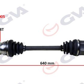 Gva 4491005 640 mm Accent Abs'li 48 Diş Sol Komple Aks