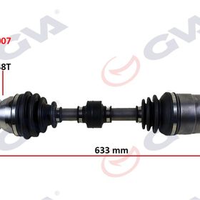 Gva 4491007 633 mm Accent Era Abs'li 48 Diş Sol Komple Aks