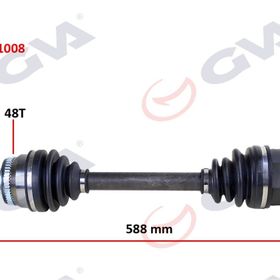 Gva 4491008 588 mm Accent Era Abs'li 48 Diş Sağ Komple Aks