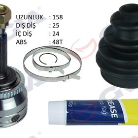 Gva 4491020K Hyundai İ-20 1.4CRDİ 08-15 90HP Absli 48 Diş 25X24x52.6 cm 158 mm Dış Aks Kafası