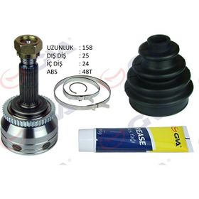 Gva 4491020K Hyundai İ-20 1.4CRDİ 08-15 90HP Absli 48 Diş 25X24x52.6 cm 158 mm Dış Aks Kafası