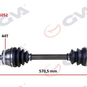 Gva 4491052 570 mm Accent Admire 1.5 Abs'li 44 Diş Sağ Komple Aks