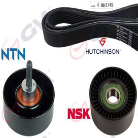Gva 59A3310 Tourneo Connect-Transtit-Connect 1.8 Di-Tdci 07- Klimalı 6PK Alternatör Gergi Kiti