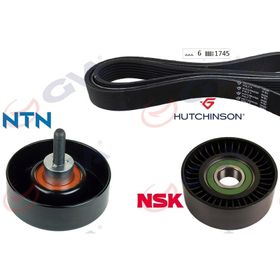 Gva 59A3310 Tourneo Connect-Transtit-Connect 1.8 Di-Tdci 07- Klimalı 6PK Alternatör Gergi Kiti