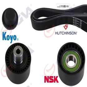 Gva 59A4326 P206-Xsara1.4 Hdi -P407-Berlingo-C5- 1.6 Hdi Klima Kütüksüz Alternatör Gergi Kiti