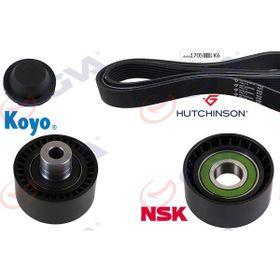 Gva 59A4326 P206-Xsara1.4 Hdi -P407-Berlingo-C5- 1.6 Hdi Klima Kütüksüz Alternatör Gergi Kiti