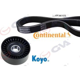 Gva 59A7509 Caddy III 10 Golf V-VI-Plus 07 Passat 05 1.6-2.0 Kütüksüz Alternatör Gergi Kiti