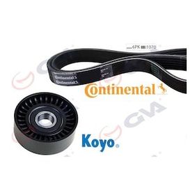 Gva 59A7509 Caddy III 10 Golf V-VI-Plus 07 Passat 05 1.6-2.0 Kütüksüz Alternatör Gergi Kiti