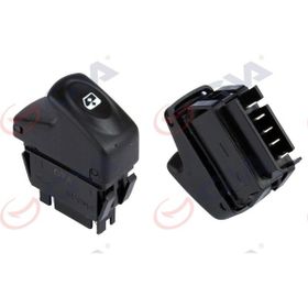 Gva 8011002 Sağ Megane I-Clıo II 98-05 5 Fiş-Tekli Cam Açma Anahtarı