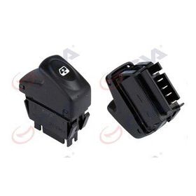 Gva 8011002 Sağ Megane I-Clıo II 98-05 5 Fiş-Tekli Cam Açma Anahtarı