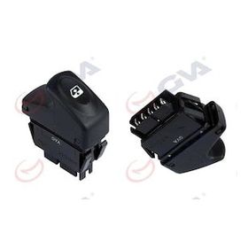 Gva 8011003 Sol Megane I-Clıo II 98-05 5 Fiş-Tekli Cam Açma Anahtarı