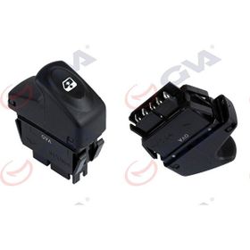 Gva 8011003 Sol Megane I-Clıo II 98-05 5 Fiş-Tekli Cam Açma Anahtarı