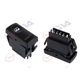Gva 8012001 Ön Sağ Renault 19 -Master Tekli Cam Açma Anahtarı